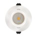 Picture of Integral Downlight Fire Rated LED 4000K Tiltable Dimmable c/w Bezel 55Deg 11W 890lm 92mm White 