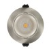 Picture of Integral Downlight Fire Rated LED 3000K Tiltable Dimmable c/w Bezel 36Deg 6W 430lm 92mm Satin Nickel 