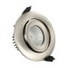 Picture of Integral Downlight Fire Rated LED 3000K Tiltable Dimmable c/w Bezel 55Deg 11W 850lm 92mm Satin Nickel 