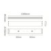 Picture of JCC OxfordLED IP20 LED 5ft Twin High Output 4000K 82W Emergency 