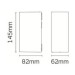 Picture of JCC Architectural rectangular wall up/down light IP54 16W 3000K 1116Lm 