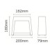 Picture of JCC 18W Decorative wall/post light 28° beam angle IP65 