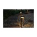 Picture of Lutec Table Cube IP44 Integrated LED Portable Solar Light Silver 100lm 3000K 