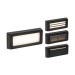 Picture of Knightsbridge 5W Surface LED Bricklight CCT 3/4K Black c/w Grill, Louvre, Shade Cover 