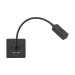 Picture of Knightsbridge 2W LED Reading Screwless Light Anthracite c/w Dual USB A+A 