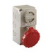 Picture of Niglon 3P+E IP66 32A 415V Switched Interlock Socket Red 