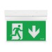 Picture of OVIA Hanex Exit Sign Emergency LED Down Legend Wall/Ceiling Self Test Maintained 2W 