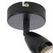 Picture of Saxby Amalfi GU10 1 Light Spotlight Black IP20 