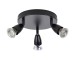 Picture of Saxby Amalfi GU10 3 Light Multi Spotlight Black IP20 