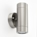 Picture of Saxby Palin GU10 Up/Down Wall Light IP44 Stainless Steel 