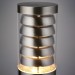 Picture of Saxby Tango 450mm E27 Post Light Brushed Stainless Steel/Clear PC 