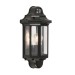 Picture of Saxby Traditional E27 Half Wall Lantern IP44 Black 