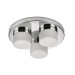 Picture of Saxby Pure G9 3 Light Multi Ceiling Light IP44 Chrome/Opal Glass 90x280mm 