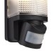 Picture of Saxby Motion E27 LED Brick Bulkhead IP44 PIR Sensor Black/Frosted 
