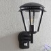 Picture of Saxby Inova E27 Wall Lantern IP44 PIR Sensor Black/Clear 