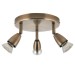 Picture of Saxby Amalfi 3 Light GU10 Multi Spotlight Tilt Antique Brass w/o Lamp 