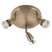 Picture of Saxby Amalfi 3 Light GU10 Multi Spotlight Tilt Antique Brass w/o Lamp 