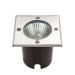 Picture of Saxby Ayoka 10W Square LED Groundlight 6500K 109mm Dia Brushed Stainless Steel 