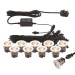 Picture of Saxby Ikon Pro 35mm Decking Light Kit IP67 3/4K 0.75Wx10 Polished Stainless Steel 