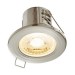 Picture of Saxby ShieldECO 5W LED Fire Rated Downlight 3K IP65 Satin Nickel 57mm Cut-out 