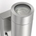 Picture of Saxby Palin GU10 Up/Down Wall Light IP44 Brushed Stainless Steel 