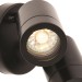 Picture of Saxby Palin GU10 Adjustable Twin Wall Light IP44 Matt Black 