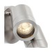 Picture of Saxby Palin GU10 Adjustable Twin Wall Light IP44 Brushed Stainless 