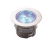 Picture of Saxby IkonPRO 45mm Decking Light Kit 10x6.5K/Blue IP67 Polished Stainless Steel 