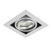 Picture of Saxby Garrix GU10 Single Tilt Downlight 103x110x110mm Silver 