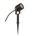 Picture of Saxby Luminatra 310mm LED Spikelight 4000K IP65 4W Black 