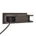 Picture of Saxby Seina 3.5W Louvre LED Bricklight 4000K IP44 225x85x2mm Black 