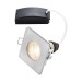 Picture of Saxby Speculo GU10 Square Fire Rated Downlight IP65 36mm Brushed Chrome 