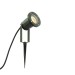 Picture of Saxby Opaz 363mm GU10 Spikelight IP65 Green/Clear Glass 