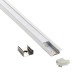 Picture of Saxby RigelSLIM Recessed 2M Aluminium LED Profile IP20 6x21.7x2000mm Silver 