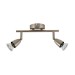 Picture of Saxby Amalfi Spotlight Ceiling Bar Adjustable c/w GU10 IP20 2x50W 240V Satin Nickel 