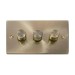 Picture of Click Deco VPAB153 3G 2W 400Va Dimmer Switch Antique Brass 