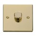 Picture of Click Deco VPBR140 1 Gang 2W 400Va Dimmer Switch Brass 