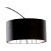 Picture of Searchlight Arcs Chrome Floor Lamp With Black Fabric Shade 