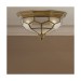 Picture of Searchlight Antique brass Flush ceiling light 