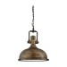 Picture of Searchlight Industrial Pendant Ceiling Light In Black Gold 