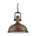 Picture of Searchlight Industrial Pendant Ceiling Light In Black Gold 
