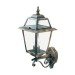 Picture of Searchlight New Orleans 1Lt Outdoor (Uplight) Wall Bracket, Black Gold, Clear Glass 