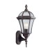 Picture of Searchlight Capri Rustic Brown Upright Small Outdoor Wall Light 