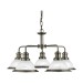 Picture of Searchlight Bistro 5 way Ceiling Pendant Light Antique Brass 