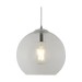 Picture of Searchlight Balls One Light Celing Pendant In Chrome And Clear Glass Width: 250mm 