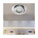 Picture of Searchlight Vesta Crystal And Polished Chrome Ring LED Flush Ceiling Light Dia: 280mm 