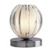 Picture of Searchlight Claw Touch Table Lamp, Chrome, Clear Acrylic, Frosted Glass 