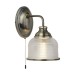 Picture of Searchlight Bistro II One Light Wall In Antique Brass With Glass Shades 