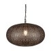 Picture of Searchlight Fretwork One Light Ceiling Pendant In Copper With Patterned Finish 