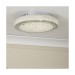 Picture of Searchlight Vesta LED Flush Ceiling Light In Chrome With Crystal Center Decoration Dia:300mm 
